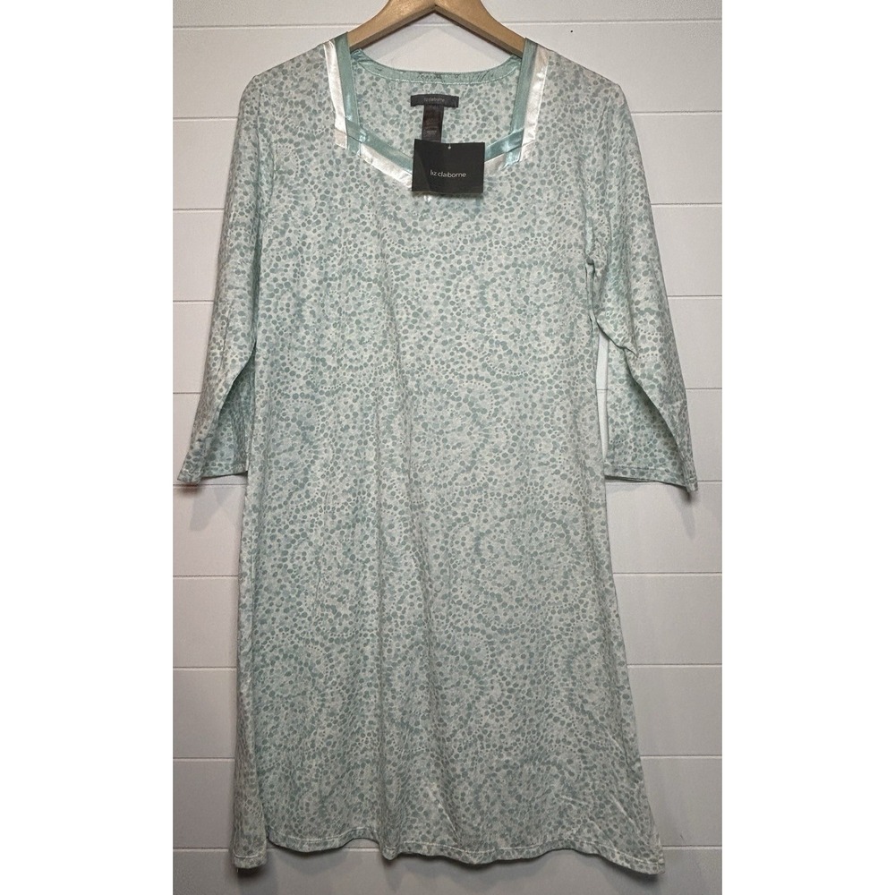 Liz Clairborne Long Sleeve Gown Women's Medium 10/12 NWT